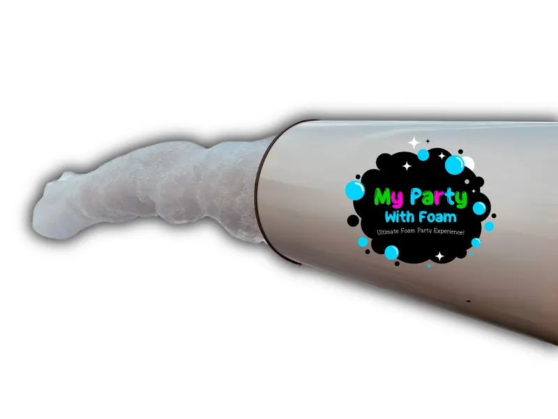 Kids enjoying a foam party with foam machine rental in Lakeland, FL