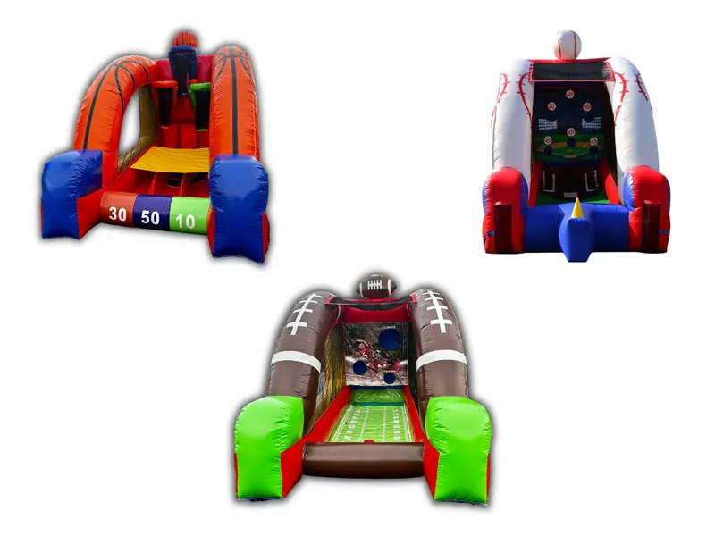 Inflatable yard games and interactive activities for parties in Lakeland, FL